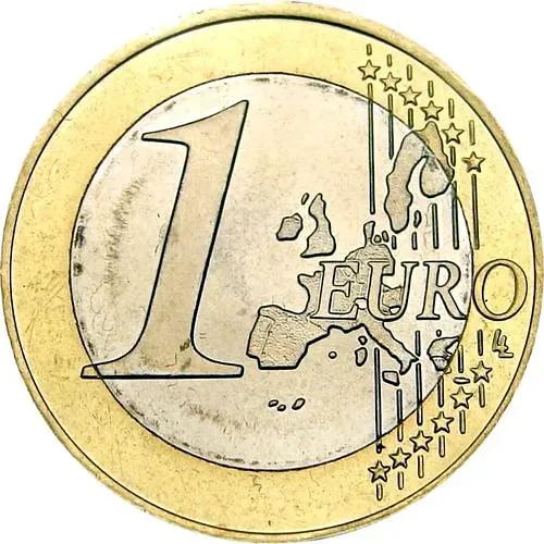 1 евро 2002, регулярный чекан Греции, знак монетного двора: "S" - Хельсинки-Вантаа, Финляндия [Греция]