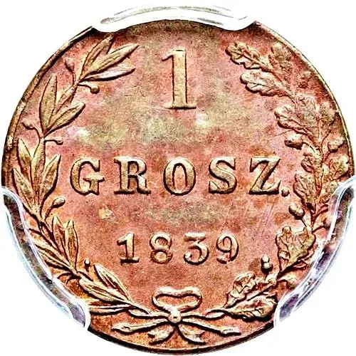 1 грош 1839, MW