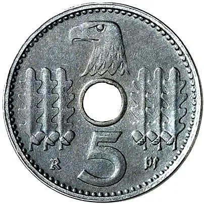 5 Reichspfennig 1941, for Occupied Territories [Germany / Third Reich]