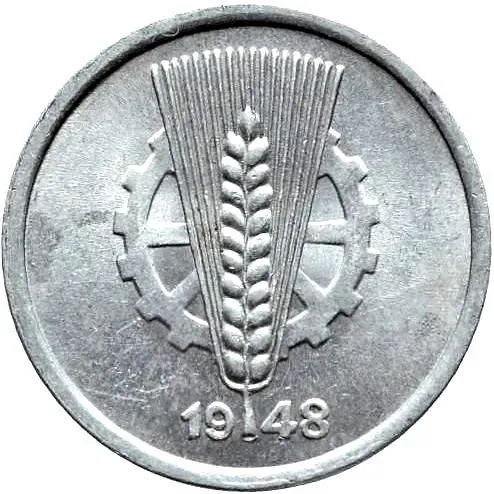 5 пфеннигов 1948, А [Германия / ГДР]