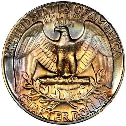 25 Cents 1970, D, Mint Mark "D" - Denver [USA]