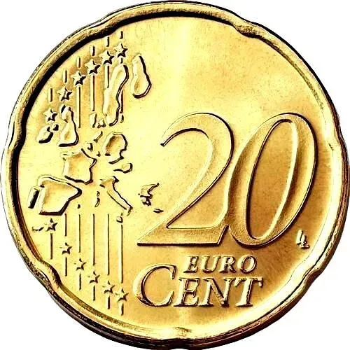 20 евро центов 1999, М, регулярный чекан Финляндии [Финляндия]