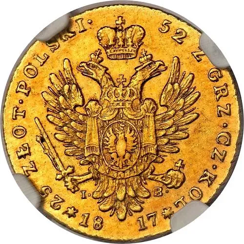 25 злотых 1817, IB