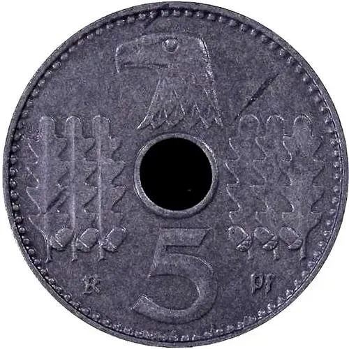 5 Reichspfennig 1940, for Occupied Territories [Germany / Third Reich]