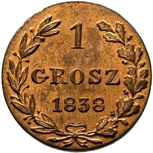 1 грош 1838, MW