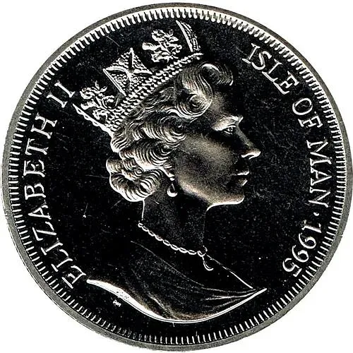 1 крона 1995, Джон Лоуги Бэрд, телевизионное оборудование [Остров Мэн]