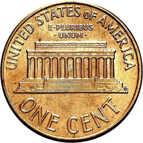 1 цент 1962, D, знак монетного двора "D" - Денвер [США]