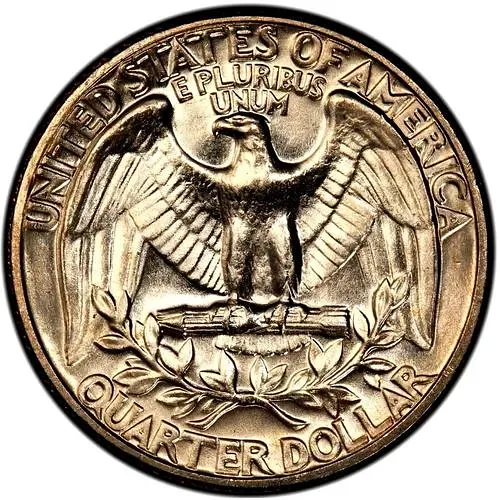 25 Cents 1972, D, Mint Mark "D" - Denver [USA]