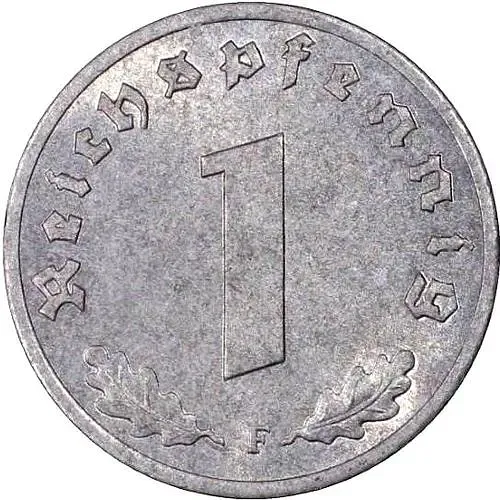 1 рейхспфенниг 1940, Третий рейх, цинк [Германия / Третий рейх]