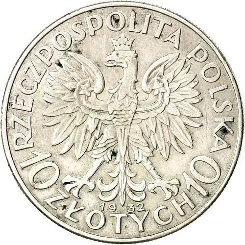10 злотых 1932, без отметки монетного двора [Польша]