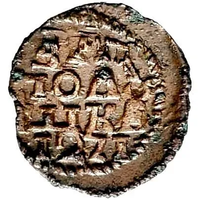 полушка 1721, НД, год цифрами