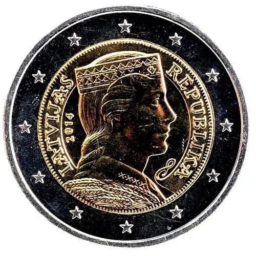 2 евро 2014 [Латвия]