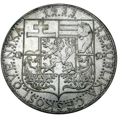 20 крон 1933 [Чехословакия]