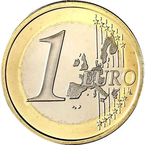 1 евро 2001, регулярный чекан Монако, Prince Rainier III (князь Ренье III) [Монако]