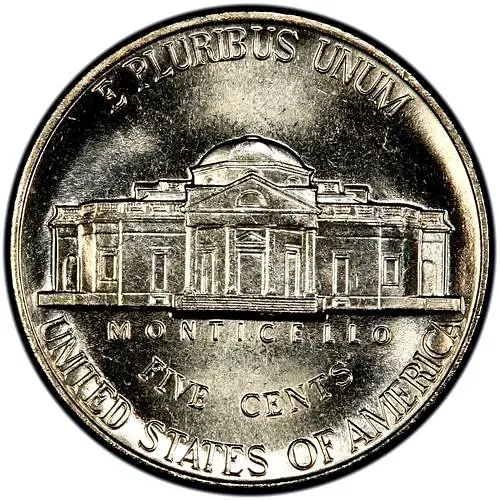 5 центов 1989, D, Томас Джефферсон [США]