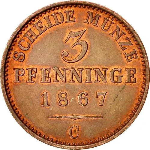 3 пфеннига 1867 [Германия / Пруссия / Германские государства]