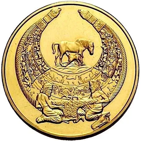 100 гривен 2003, пектораль [Украина] Proof