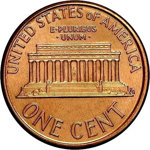1 цент 1990, D, знак монетного двора "D" - Денвер [США]