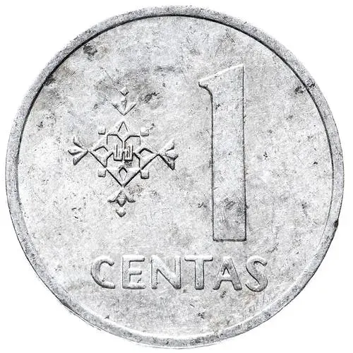1 цент 1991 [Литва]