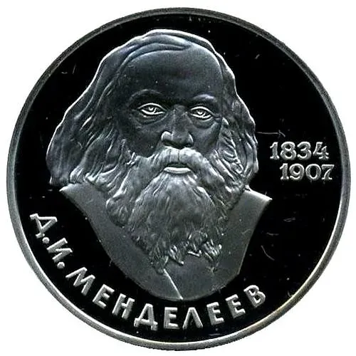 1 рубль 1984, Менделеев, Новодел