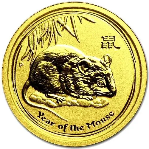 5 долларов 2008, P, год мыши [Австралия]