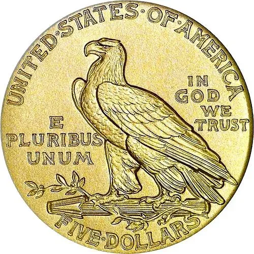 5 Dollars 1914, Indian Head [USA]