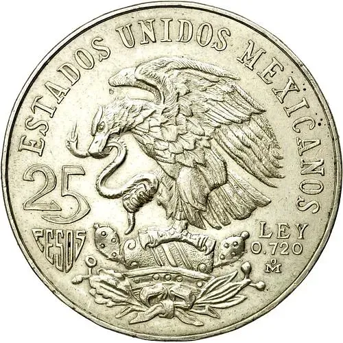 25 Pesos 1968, 1968 Summer Olympics, Mexico City [Mexico]