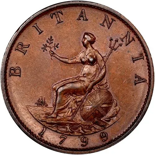 1/2 пенни 1799 [Великобритания]