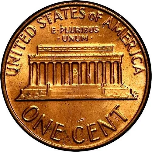 1 цент 1976, D, знак монетного двора "D" - Денвер [США]
