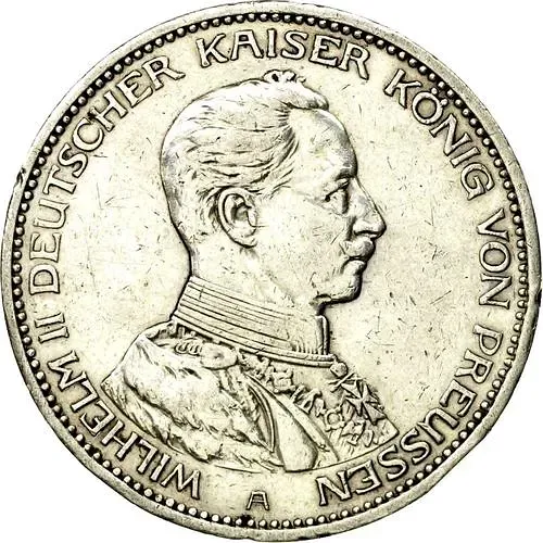 3 марки 1914, A, Пруссия [Германия / Германская Империя]