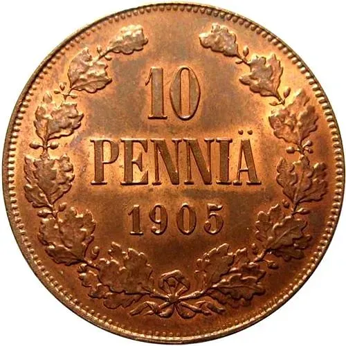 10 Pennia 1905