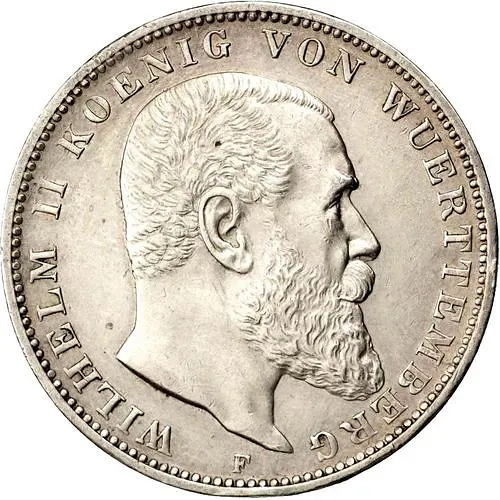 3 марки 1909, F, Вюртемберг [Германия / Германская Империя]