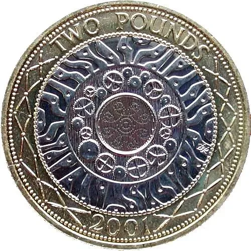 2 фунта 2001 [Великобритания]