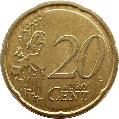 20 евро центов 2007, регулярный чекан Ирландии [Ирландия]