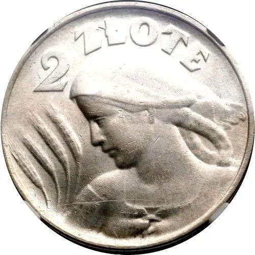 2 злотых 1924, без отметки монетного двора [Польша]