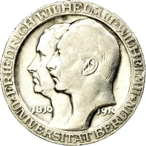 3 марки 1910, университет [Германия / Германская Империя]