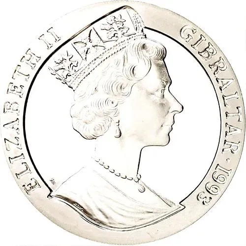 21 экю 1993, Европейское экономическое сообщество (ЕЭС) [Гибралтар] Proof