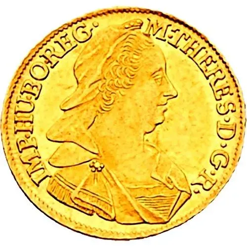 1 дукат 1765-1780, Мария Терезия - орел с гербом Австрии в центре [Австрия]