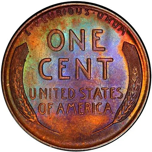 1 цент 1942, без обозначения монетного двора [США]