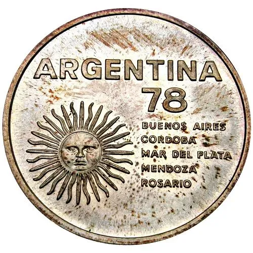 1000 песо 1977, Чемпионат мира по футболу, Аргентина 1978 [Аргентина]