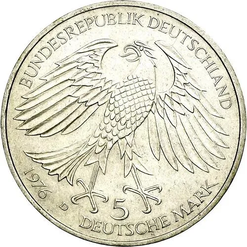 5 марок 1976, Гриммельсгаузен [Германия / ФРГ]