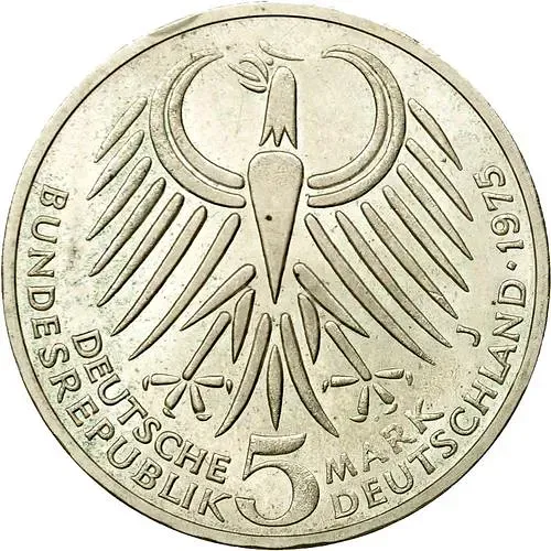 5 марок 1975, Эберт [Германия / ФРГ]