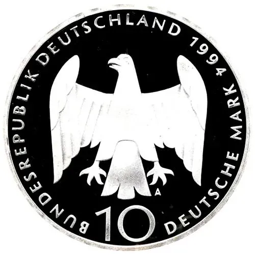 10 марок 1994, покушение [Германия]