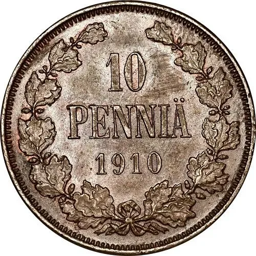 10 Pennia 1910