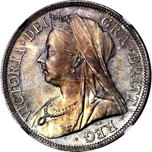 1/2 кроны 1900 [Великобритания]