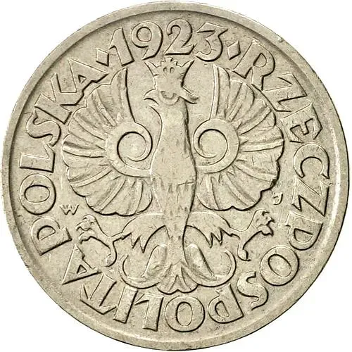 10 грошей 1923, никель (магнитные) [Польша]