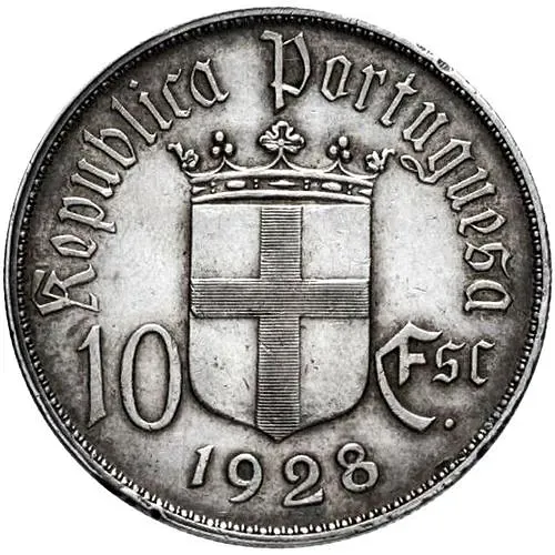 10 эскудо 1928, Битва при Оурике [Португалия]