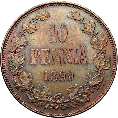 10 Pennia 1899