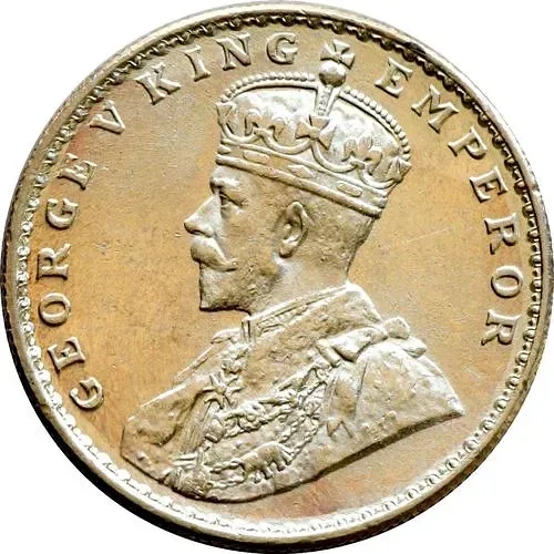 1 рупия 1919, ♦, знак монетного двора: "♦" - Бомбей [Индия / Британская Индия]