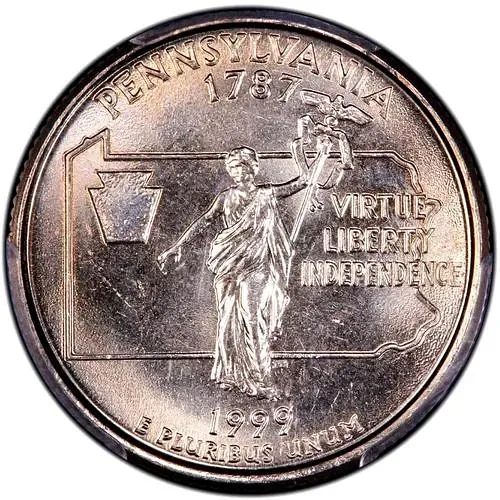 25 центов 1999, P, Пенсильвания [США]